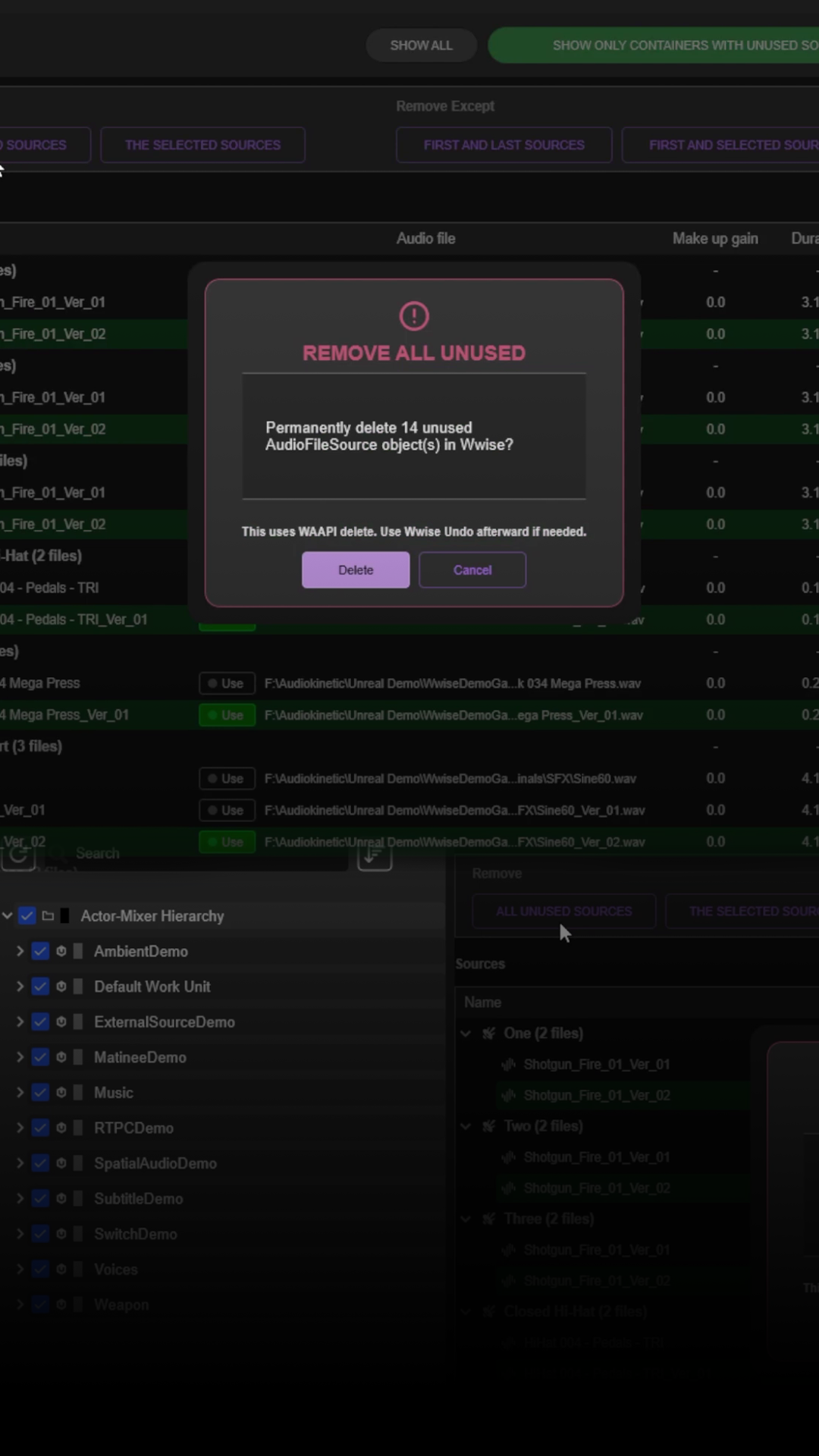 CLEAN workflow step