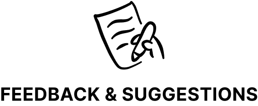 Feedback and suggestions icon